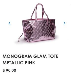 COMING SOON: Brand New Glamaholic Metallic Pink Tote